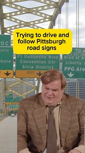 2.8M views · 33K reactions | Trying to drive and follow Pittsburgh road signs | Johnny Pittsburgh | Facebook