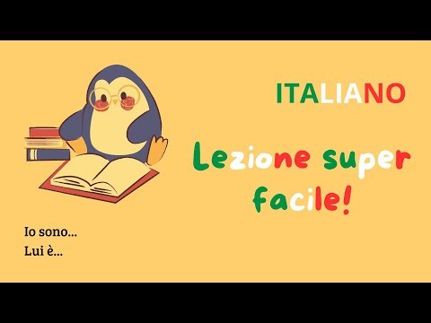 Your very first and easy Italian lesson | Italian comprehensible input | lezione super facile