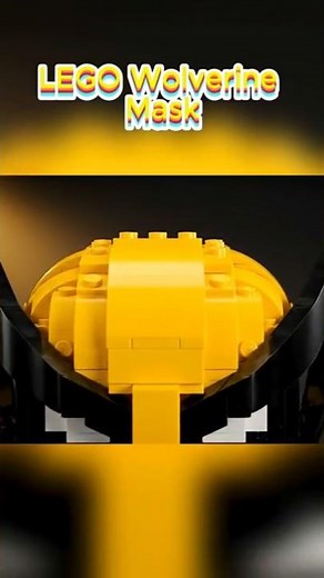 LEGO Wolverine Mask build #legowolverine #legomarvel