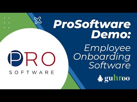 ProSoftware Demo: Employee Onboarding Software