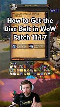 How to Get the Disc Belt in WoW Patch 11.1.7 #worldofwarcraft #warcraft #mmo #mmorpg #gaming