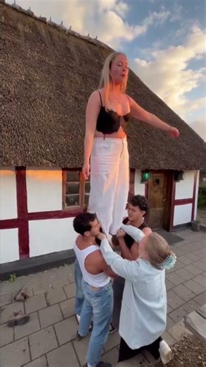 Woman Falls While Trying Cheerleading Stunt for the First Time