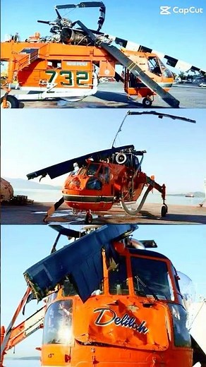 Skycrane Helicopter Crash During Firefighting Mission | Real Aerial Footage