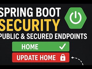Spring Boot Security Tutorial | Public & Secured Endpoints Explained (Beginner Friendly)