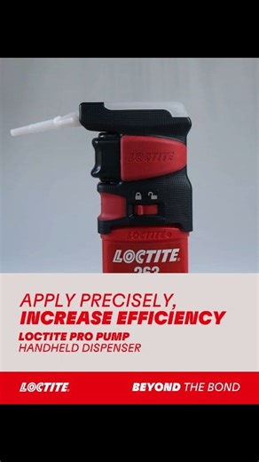 13K views · 37 reactions |  With its ergonomic design and controlled dispensing system, the LOCTITE Pro Pump Handheld Dispenser ensures consistent product application — boosting efficiency every time. ✨ No mess, no waste!  Contact us today for more information. #LOCTITE #LOCTITESGMY #HENKEL #manufacturing #engineering #industrialsolutions #innovation #productivity | Loctite | Facebook