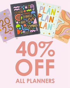11K views |  40% OFF ALL PLANNERS!  Y'all... I've never done this before! For a limited time, save 40% on ALL my planners with code: PLANNERPARTY | Callie Danielle | Facebook