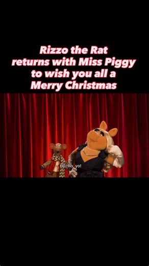 First, it was Bean Bunny and now, Rizzo the Rat is back and with Miss Piggy to wish everyone a very “Merry Christmas” 🎄 🐀 🐷 #themuppets #disneychristmas #muppetchristmas | Doctor Disney