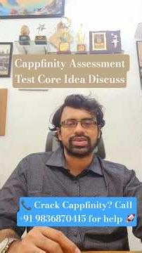 Cappfinity Assessment Test Core Ideas Explained Fast #Cappfinity #AptitudeTest #PlacementPrep
