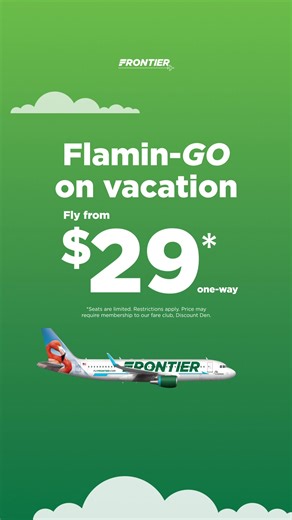 98 reactions · 14 shares | Start planning your next trip. Find flights as low as $29*. | Frontier Airlines | Facebook