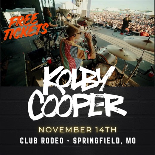 🚨 HUGE news, Springfield! 🚨 To celebrate our 𝐜𝐮𝐬𝐭𝐨𝐦𝐞𝐫𝐬, 𝐚𝐧𝐝 𝐟𝐚𝐧𝐬, 𝐂𝐥𝐮𝐛 𝐑𝐨𝐝𝐞𝐨 𝐚𝐧𝐝 𝐍𝐨𝐭𝐭𝐢𝐧𝐠𝐡𝐚𝐦 𝐏𝐫𝐨𝐝𝐮𝐜𝐭𝐢𝐨𝐧𝐬 are saying thank you the best way we know how… with a 𝗙𝗥𝗘𝗘 𝗰𝗼𝗻𝗰𝗲𝗿𝘁!!❤️ 🎟️ Grab your FREE tickets now before they are gone: https://www.stubwire.com/t/fo2m8jzxgu Join us at 𝗖𝗹𝘂𝗯 𝗥𝗼𝗱𝗲𝗼 on 𝗧𝗵𝘂𝗿𝘀𝗱𝗮𝘆, 𝗡𝗼𝘃𝗲𝗺𝗯𝗲𝗿 𝟭𝟰𝘁𝗵 for 𝘕𝘰𝘵𝘵𝘪𝘯𝘨𝘩𝘢𝘮 𝘗𝘳𝘰𝘥𝘶𝘤𝘵𝘪𝘰𝘯’𝘴 𝘐𝘯𝘢𝘶𝘨𝘶𝘳𝘢𝘭 𝘊𝘰𝘯𝘤𝘦𝘳𝘵 featuring �