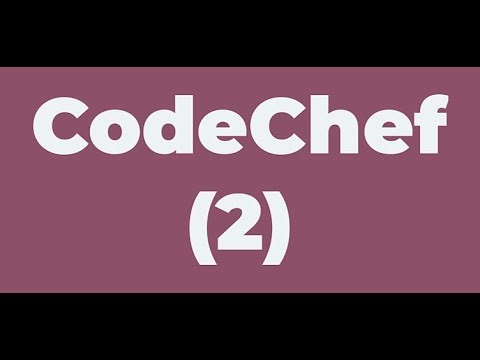CodeChef(2) Online Evaluators. Algorithms