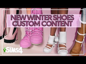 New Winter Custom Content 2022 | Shoes | The Sims 4 CC