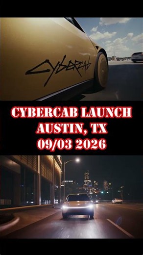 No Steering Wheel. No Pedals. Tesla Cybercab in Austin.