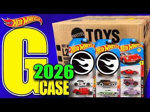 Unboxing Hot Wheels 2026 G Case: 2x Treasure Hunt Inside!