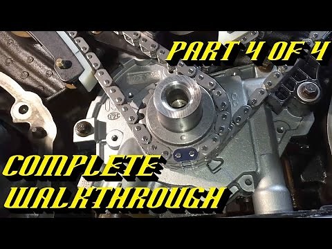 Ford 5.4L 3v Engine Timing Chain Kit Replacement Pt 4 of 4: Timing and Startup!