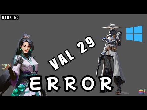Erro código VAL 29 Valorant - Solução nesse vídeo #valorant
