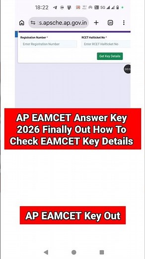 AP EAMCET Key 2026 Out 🔴 How To Check AP EAMCET Response Sheet 2026 ? EAMCET Key 2026 Link Active