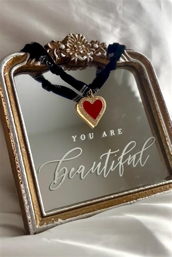 The Ruby Necklace: Romantic yet Fierce Bandana Charm Necklace - Etsy