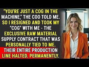 COO Said "You're Just a Cog" - She Took the Supply Chain and Bankrupted the Company