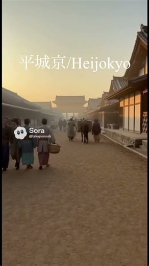 平城京に行ってみた#aivideo #歴史 #平安時代