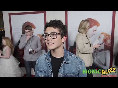 Actor Nicolas Bechtel Interview at Premiere Of Lionsgate's "I Still Believe"