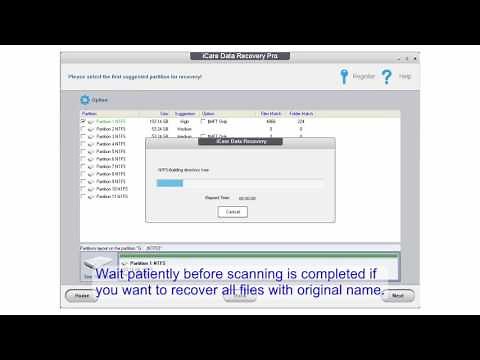 Data Recovery Tutorial - how to use iCare Data Recovery Pro for recovering lost files