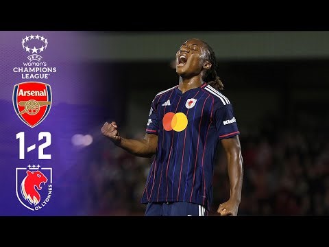 Arsenal vs Lyonnes 2-1 Highlights Goals | UEFA Women Champions League 2025