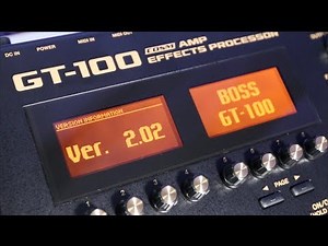 How To Update Your BOSS GT-100 to Version 2.0
