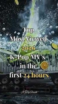 Top 20 Most Viewed K-Pop MVs of 2026🔥#kpop #bts #blackpink #shorts #viralshorts