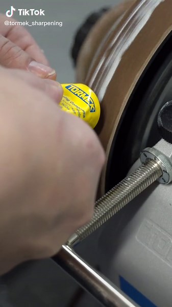 HONE if you want extremely sharp gauges ✨ #woodturning #woodworking #tormeksharpening