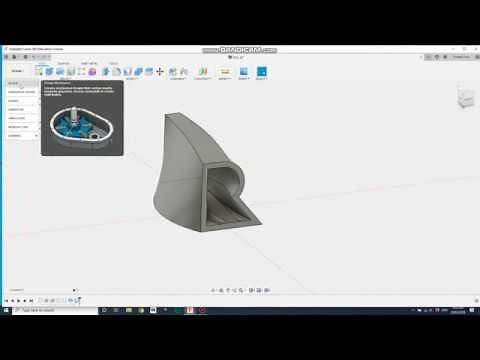 3d Shapes: Fusion 360 Loft and Shell
