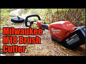 Milwaukee M18 Brush Cutter Attachment for Trail Maintenance