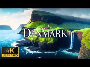 FLYING OVER DENMARK (4K Video UHD) - Relaxing Music With Beautiful Nature Film For Stress Relief