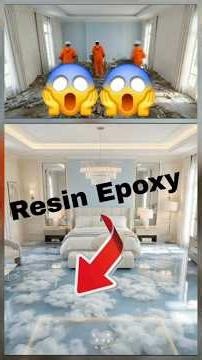 Epoxy Resin Transformation in the Bedroom #epoxyresin #3depoxyfloor #interiordesign #epoxyfloor