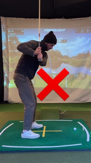 Jack Backhouse | Golf Swing Coach on Instagram: "In an attempt to create depth golfers often pull their arms across their body too much putting their trail arm in a compromised position. A good drill is to switch your hands around which gets your trail arm set in a better position at the top, then swap your hands back and hit the ball"