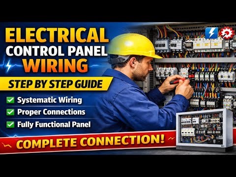 Electrical Control Panel Wiring Step by Step | Switchboard Complete Connection Guide