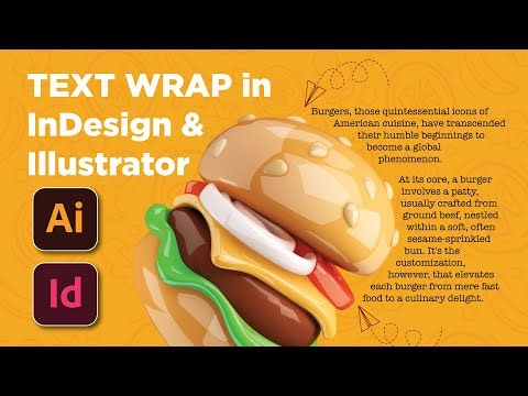Text Wrap in Adobe InDesign and Illustrator