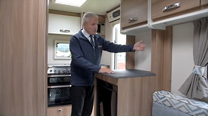 The all NEW Swift Group Celebrate Iona! Watch our fantastic walk around video with Eddie. The compact 6ft 8" wide caravan is packed with features on our special edition upgraded models the Iona! Being based on the Swift Sprite Range which is the UK's best-selling range you get exceptional specification and style. With our unique and Bespoke soft furnishings which looks miles apart form the standard caravan, adding a touch of colour in the pale blue seating, and the matching 4 scatter cushions. W