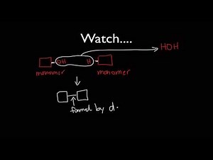 Dehydration Synthesis Up Close