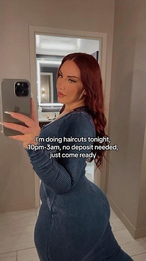 Haircuts tonight, 10pm-3am, No deposit needed 🤭 | Ruby Red