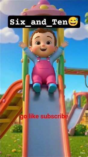 six and Ten 🏁😇 #shortsfeed #cartoonshorts #kidslearning#shortvideo