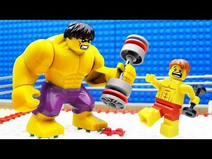 Lego Bodybuilding Wrestling Gym Fail