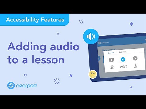 Add Audio to a Nearpod lesson