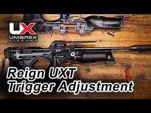 How To Adjust Trigger Walther Reign UXT PCP Air Rifle : Umarex Airguns