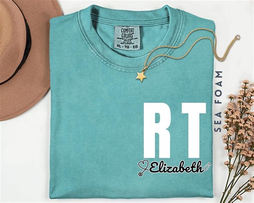 Custom Respiratory Therapy RN Shirt, Comfort Colors Garment-dyed Tee - Etsy