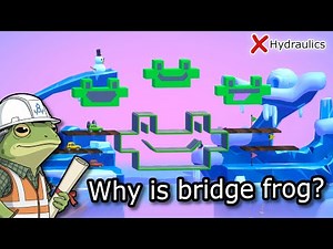 How to change a frog face to a functional bridge | Real Life Civil Engineer on Poly Bridge 3