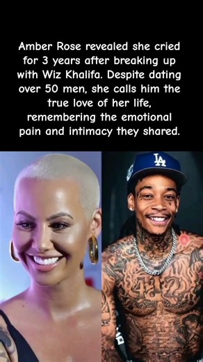 Amber Rose: I Cried 3 Years After Breaking Up With Wiz Khalifa 😳 #celebritynews
