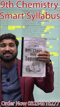 9th Class Chemistry Smart Syllabus 2026, Class 9th Chemistry Smart Syllabus 2026,Smart Syllabus 2026