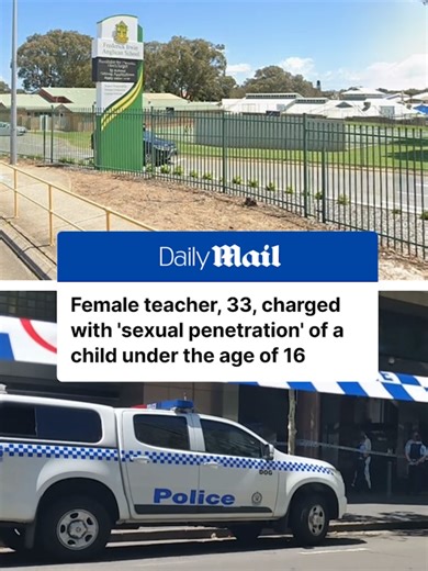 Naomi Tekea Craig is accused of engaging in 'persistent sexual contact' with the teenage boy at Frederick Irwin Anglican School in Mandurah, south of Perth, across 2024 and 2025. The 33-year-old faces two charges of sexual penetration of a child aged 13-16, following an investigation by Western Australian Police's child abuse squad. Craig has been suspended from the school 'pending the outcome of the police investigation and any prosecution'. She will appear in Mandurah Magistrates Court on Janu