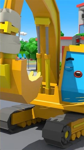 🚜💥 Экскаватор и Бульдозер поссорились! Кто поможет друзьям? 🚑 | Городок Машинок 🚗✨ #forkids